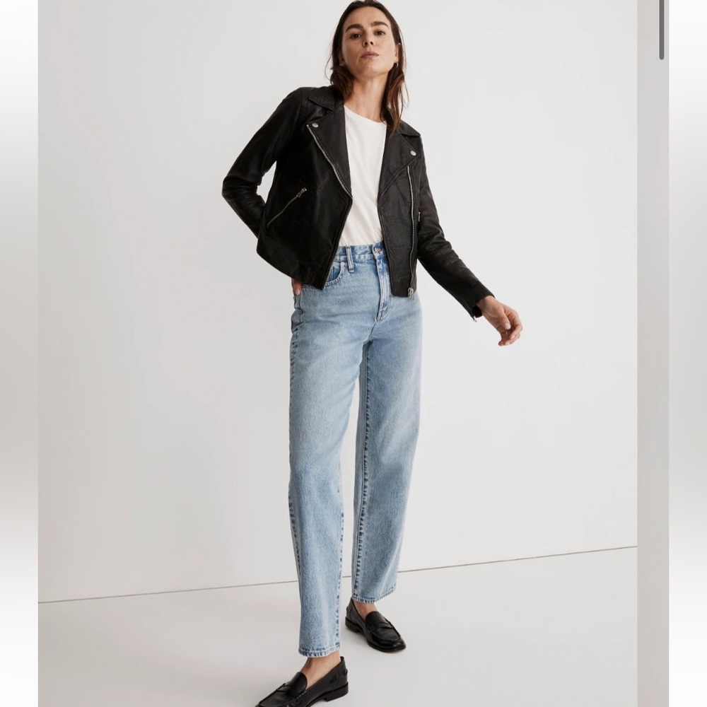 Madewell Women’s Leather Jacket size M - Picture 3 of 9